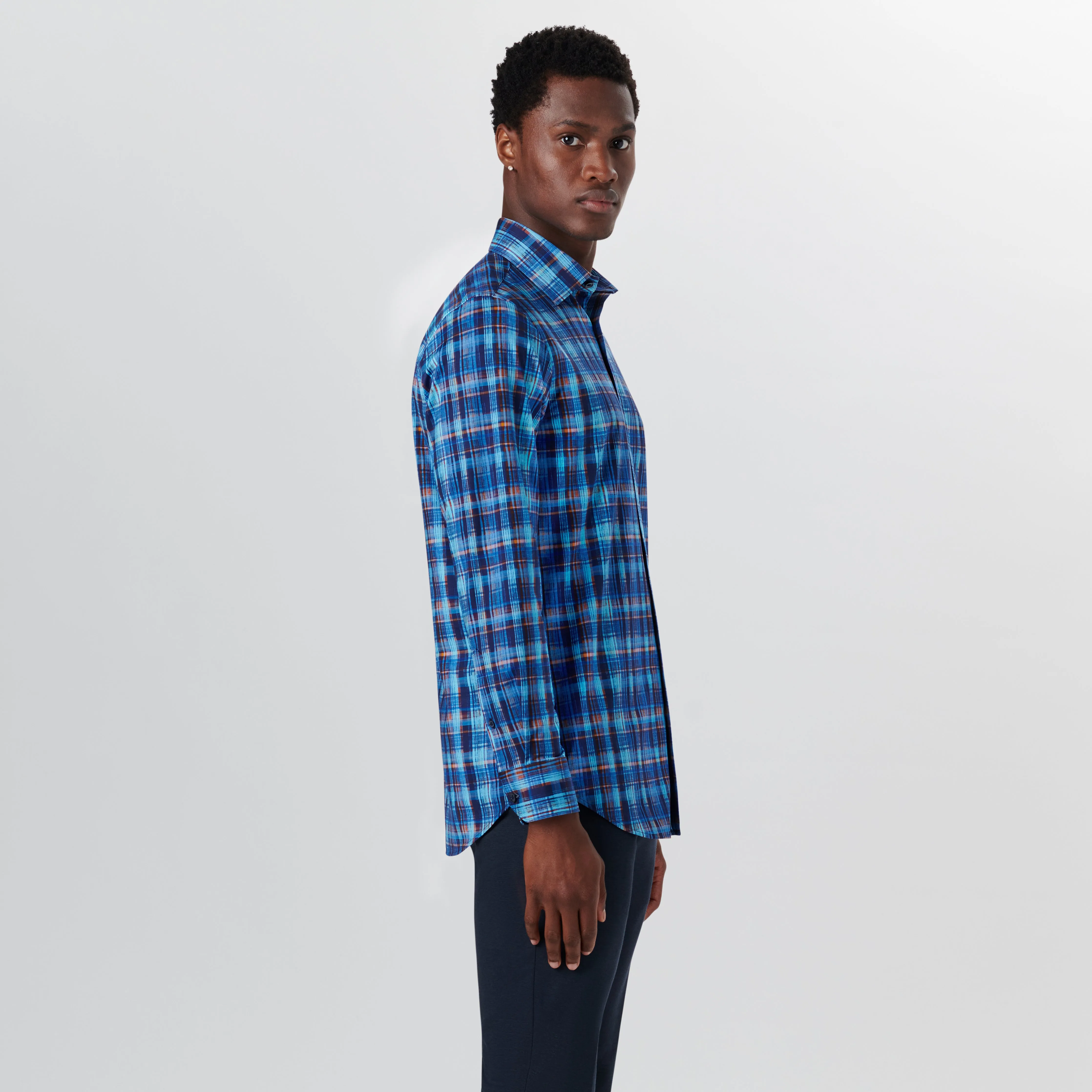 JAMES Madras Check OoohCotton Shirt