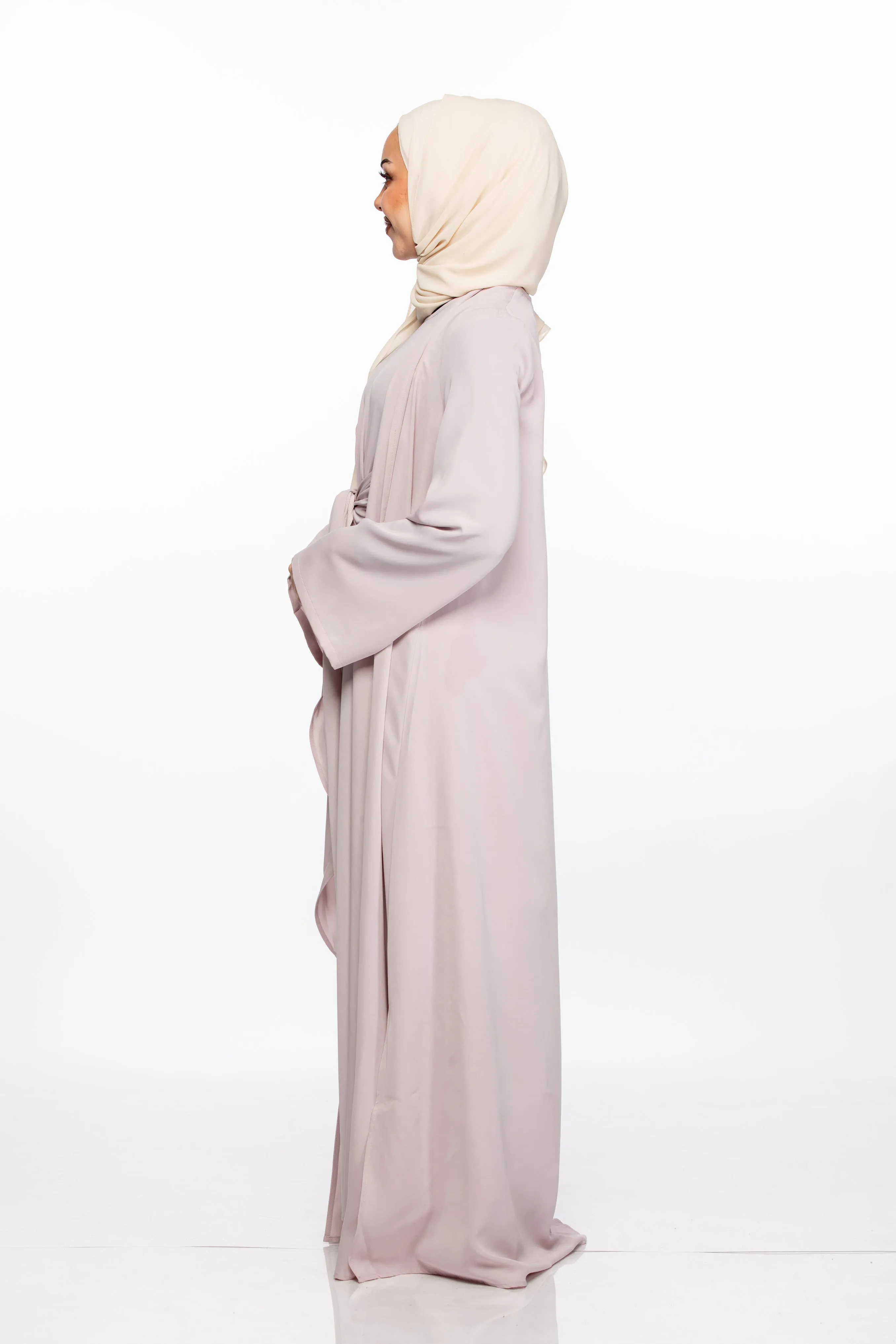 JANNAH ABAYA SET - MUTE LILAC