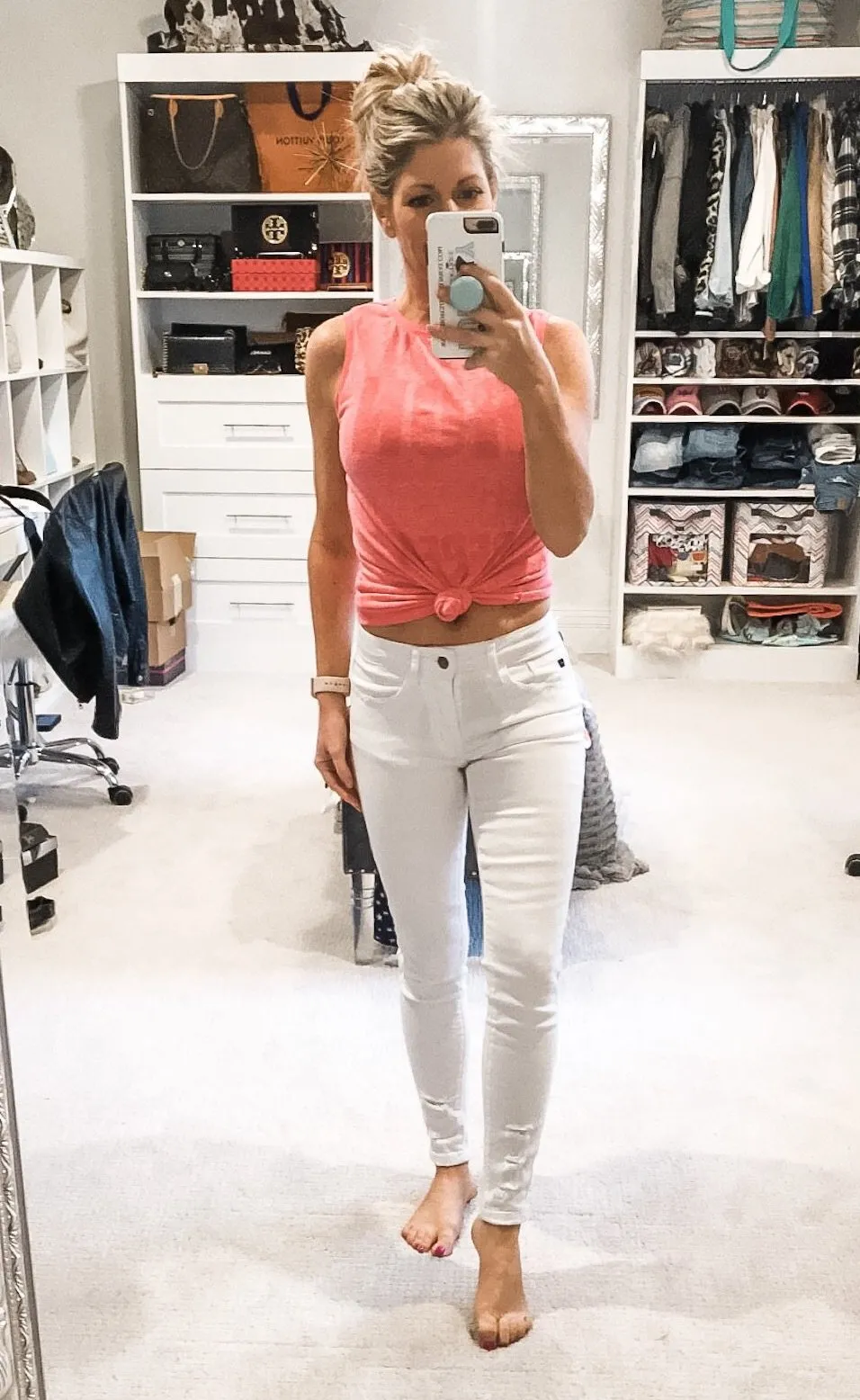 Kan Can: Lara White Skinny Jeans