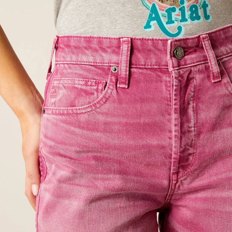 Ladies Ariat Ultra High Rise Tomboy Wide Leg Crop Jean - 10048257 - FINAL SALE