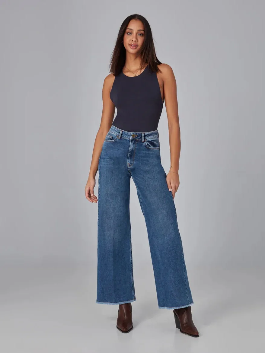 Lola Jeans : Milan Ultra High Rise Wide Leg Jeans