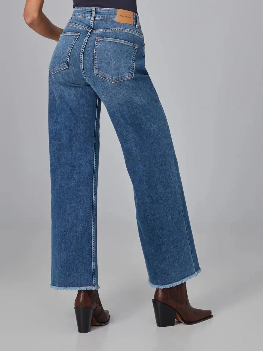 Lola Jeans : Milan Ultra High Rise Wide Leg Jeans