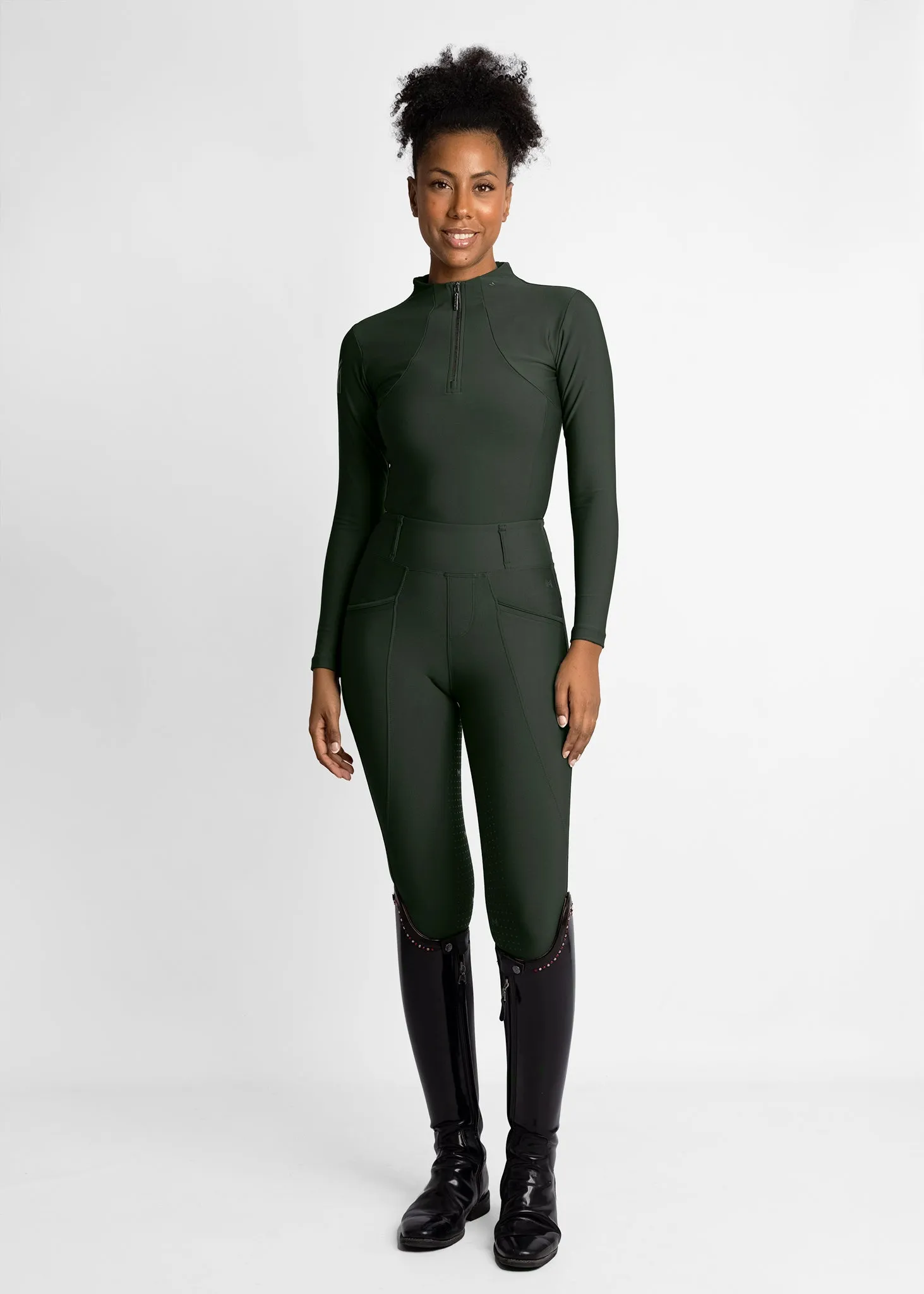 Long Sleeve Base Layer (Hunter Green)