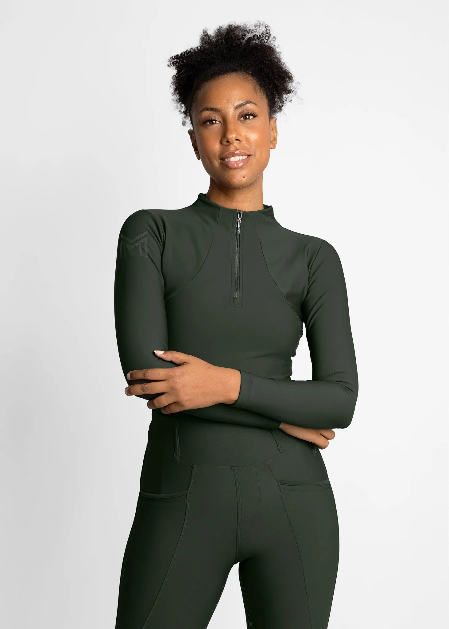 Long Sleeve Base Layer (Hunter Green)