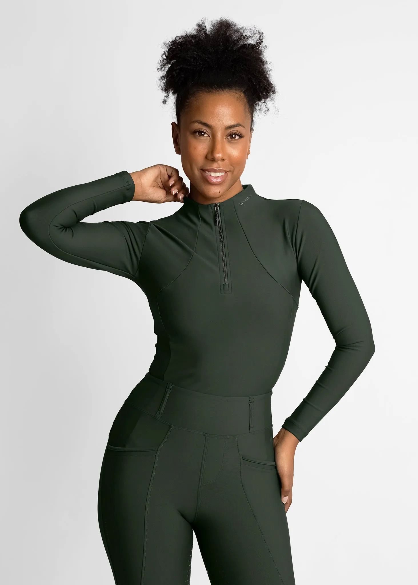 Long Sleeve Base Layer (Hunter Green)