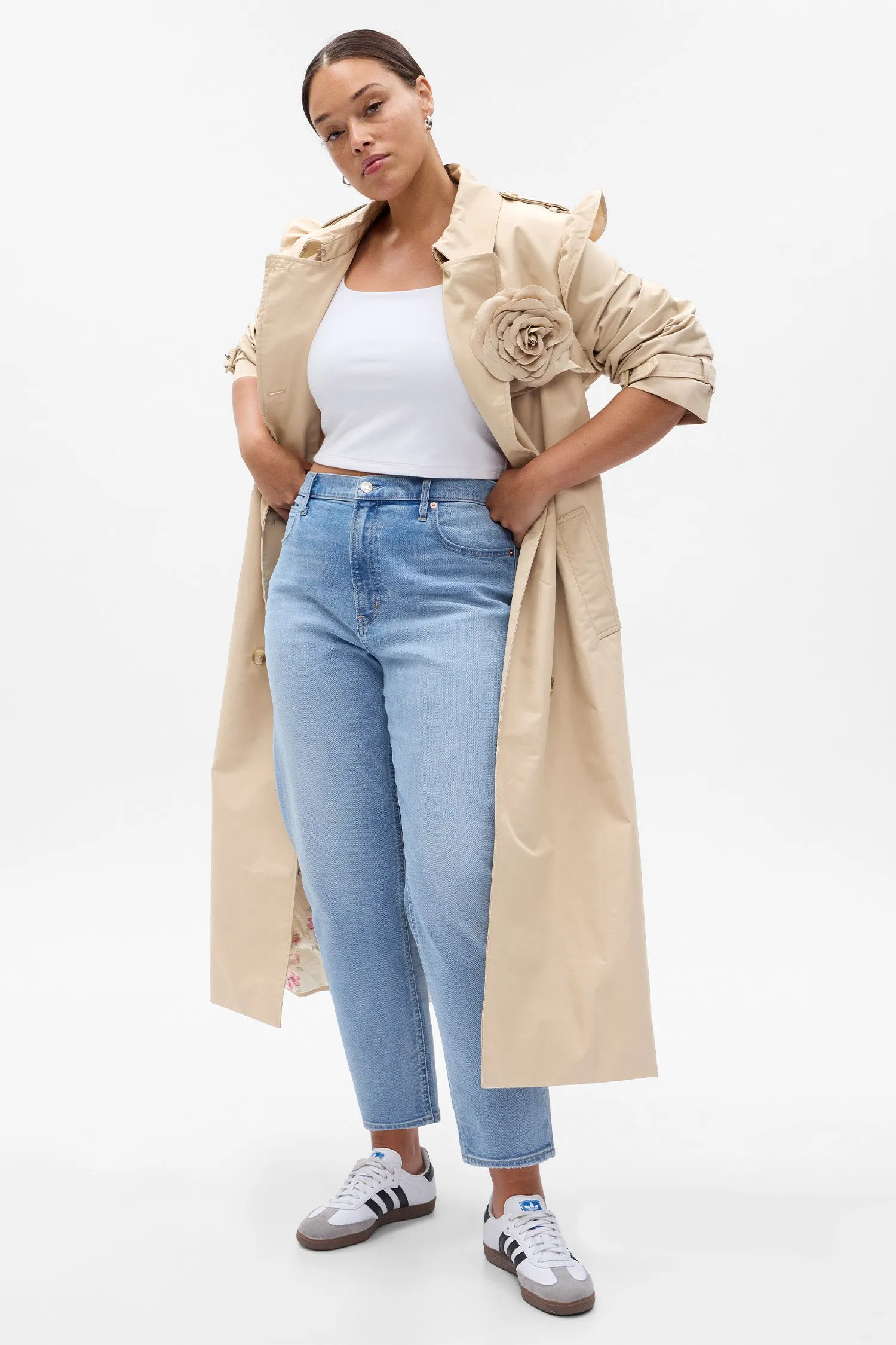 LoveShackFancy X Gap Trench Coat