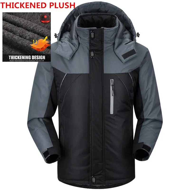 Men's Mountain Snow Coats Winter Warm Waterproof Ski Jackets Hooded cho women's jacket