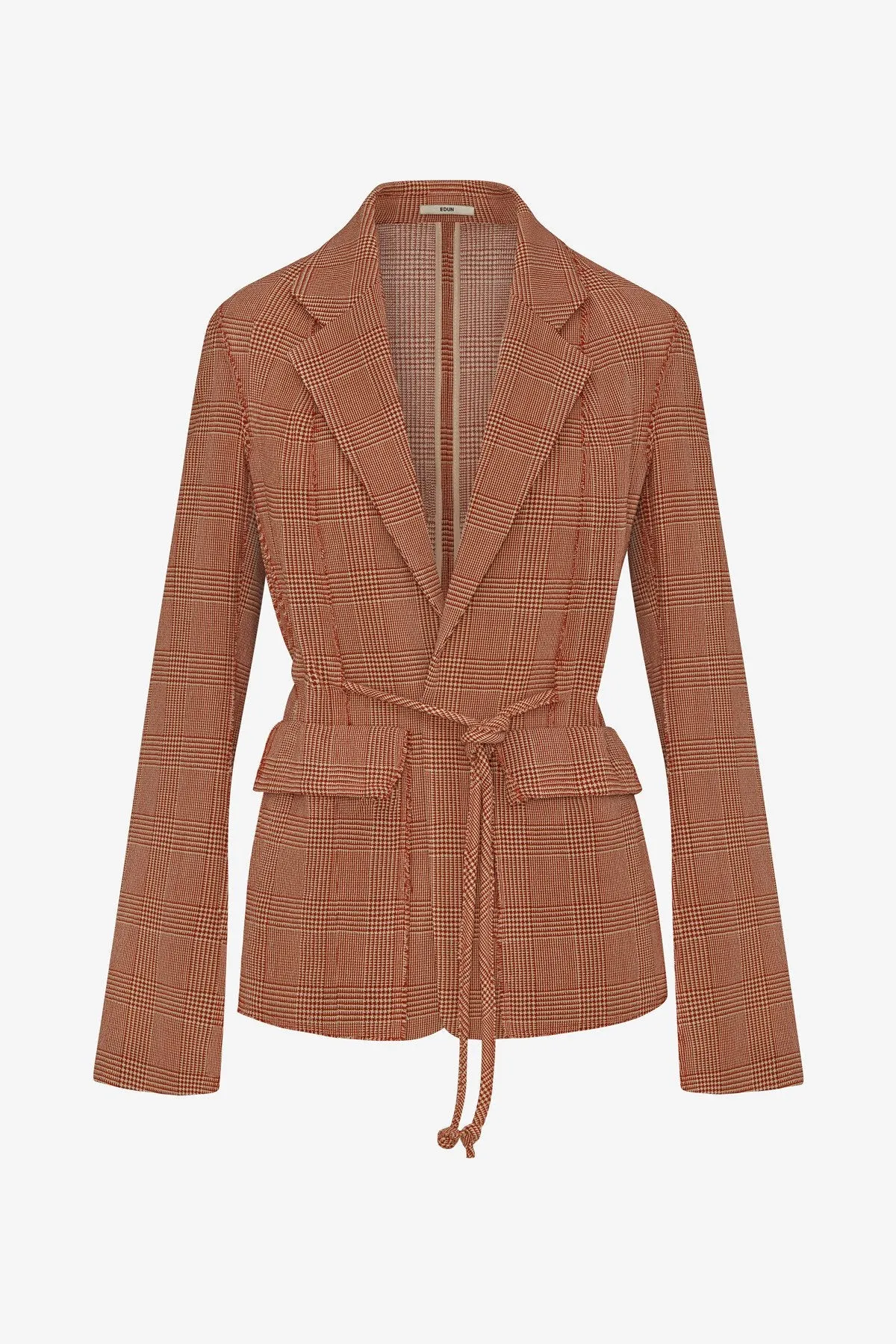 MINI CHECK DRAWCORD BLAZER