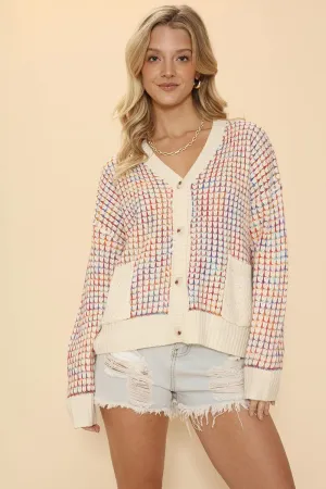 Multicolored cardigan