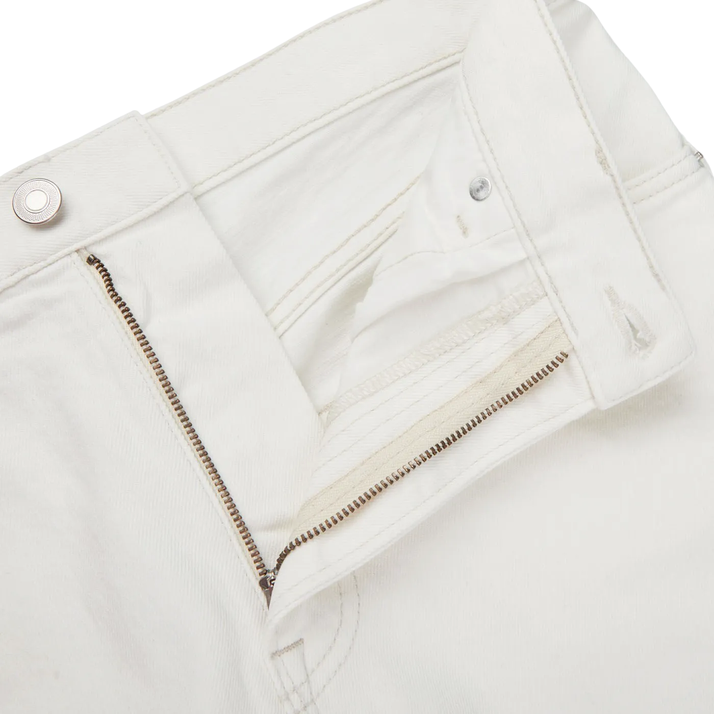 Natural White Cotton TM005 Jeans