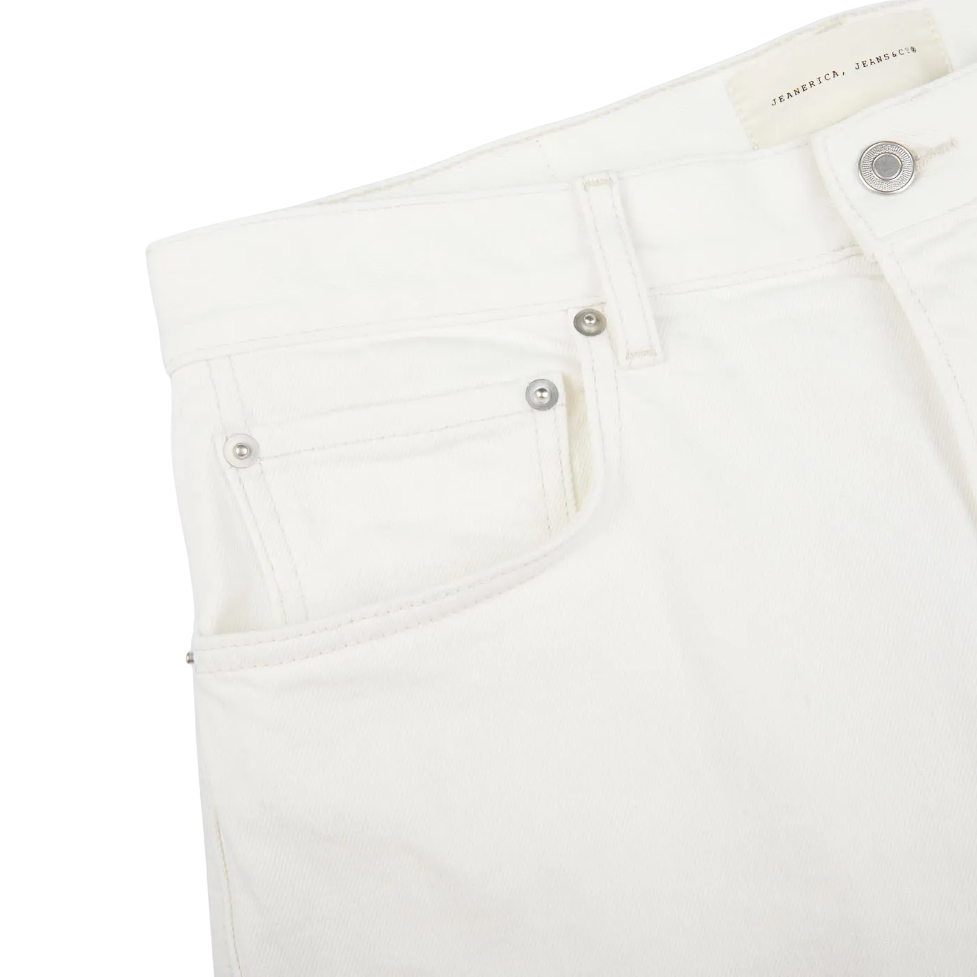 Natural White Cotton TM005 Jeans