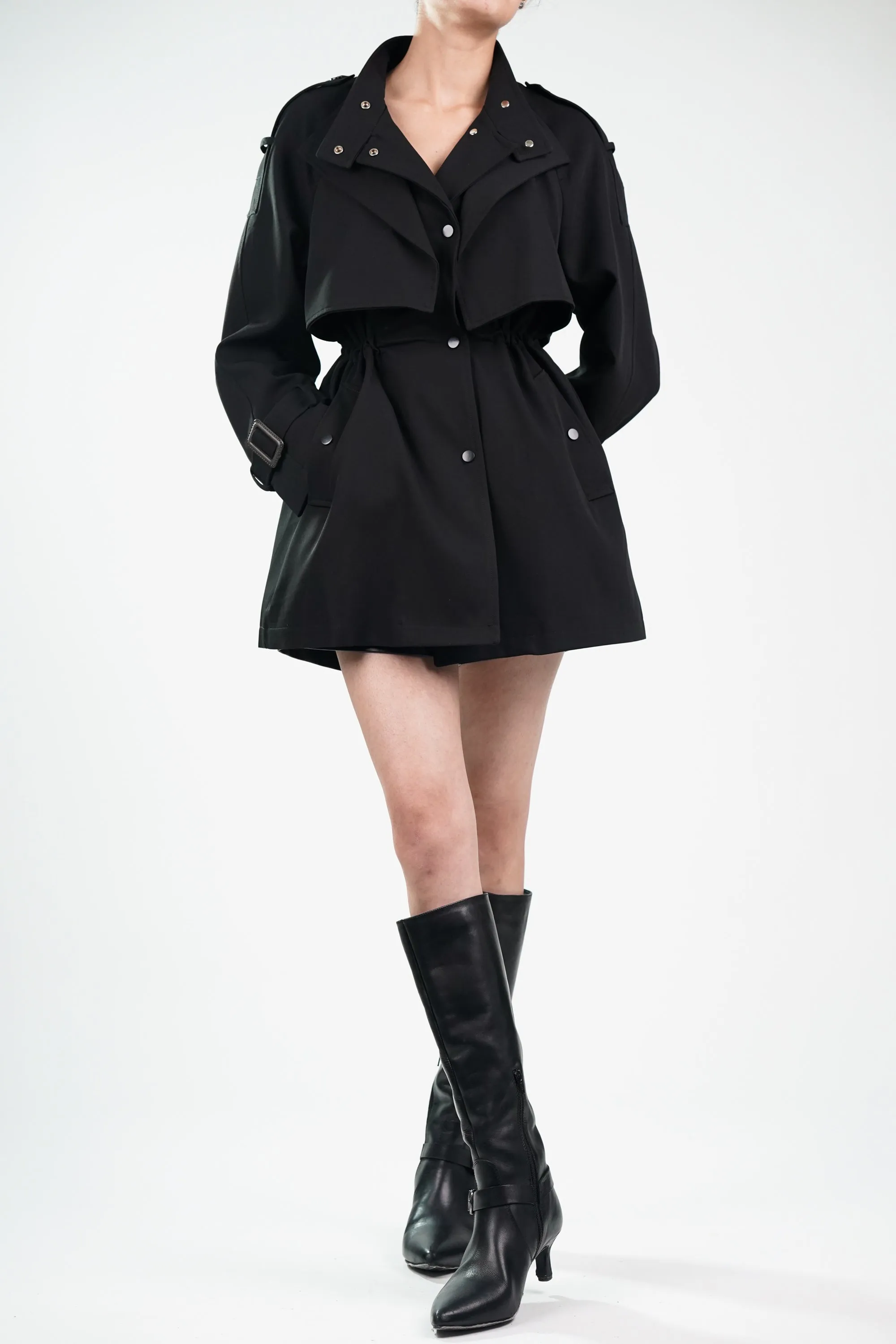 Nightfall Short Trench Coat