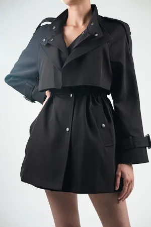 Nightfall Short Trench Coat