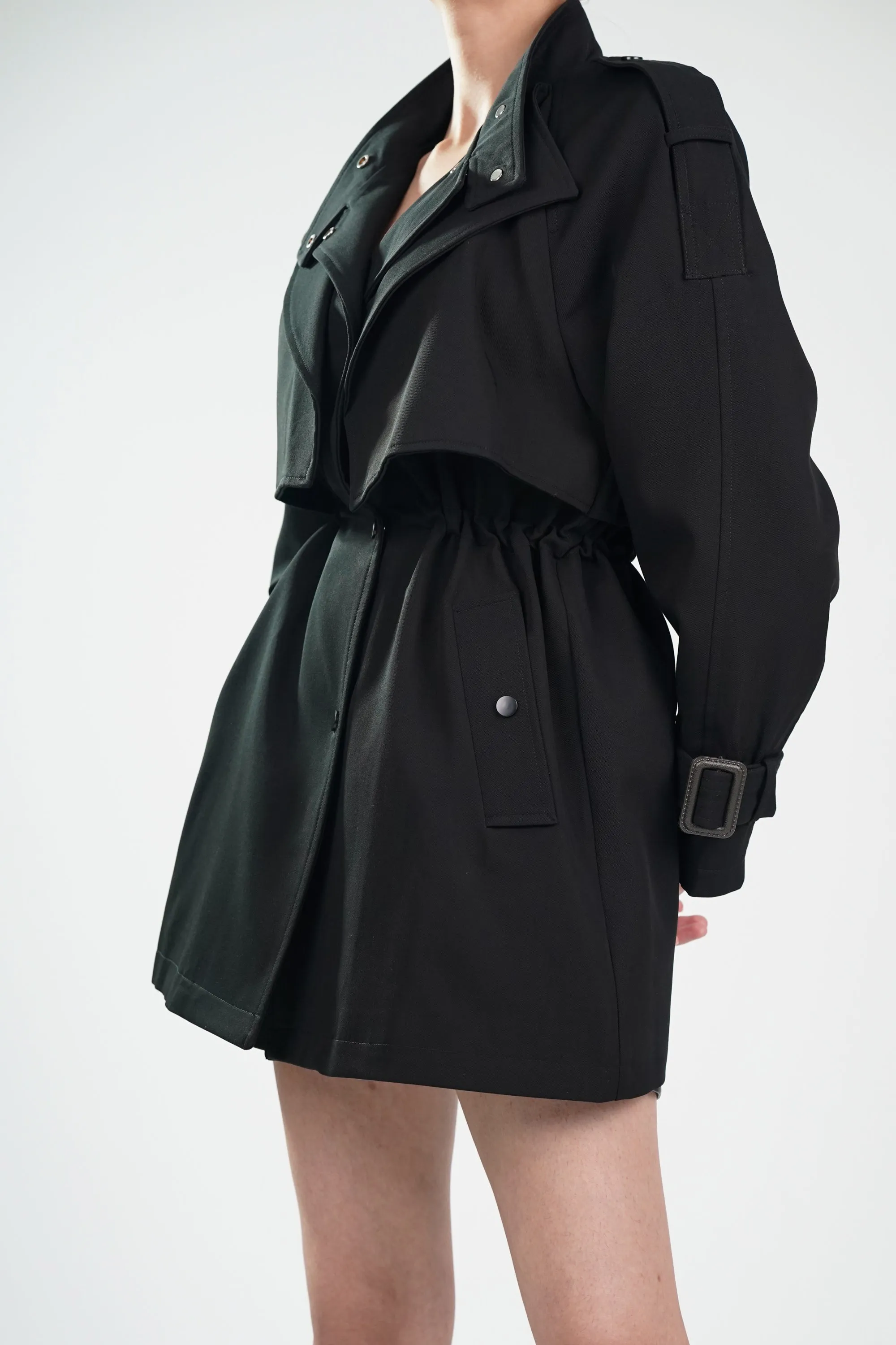 Nightfall Short Trench Coat