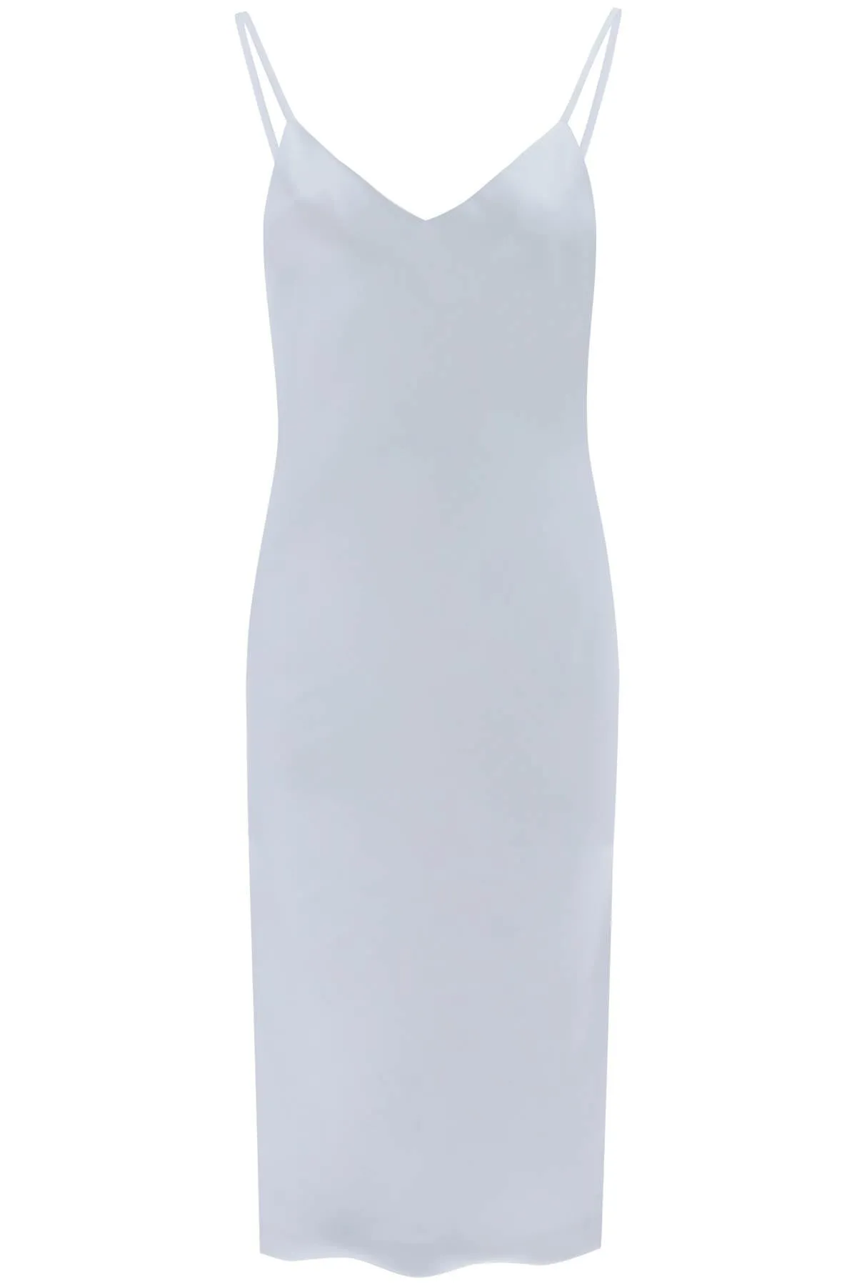 Norma Kamali crepe satin slip dress