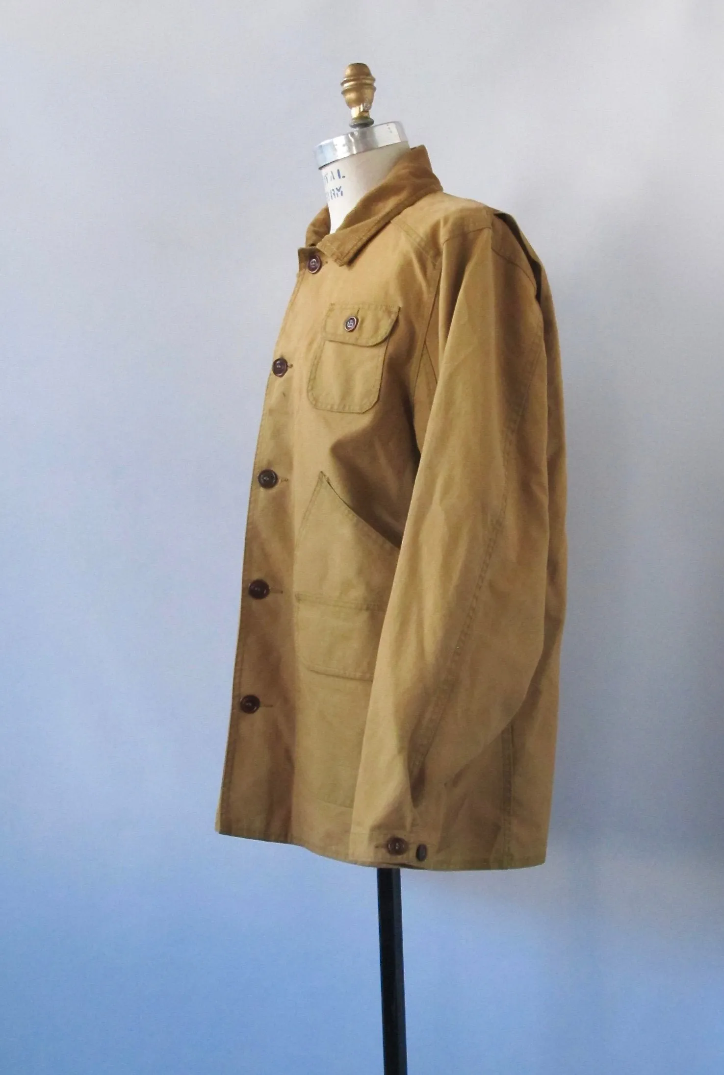 NORTHERN EXPOSURE Mens Filson 1990s Cruiser Field Coat, Sz Med