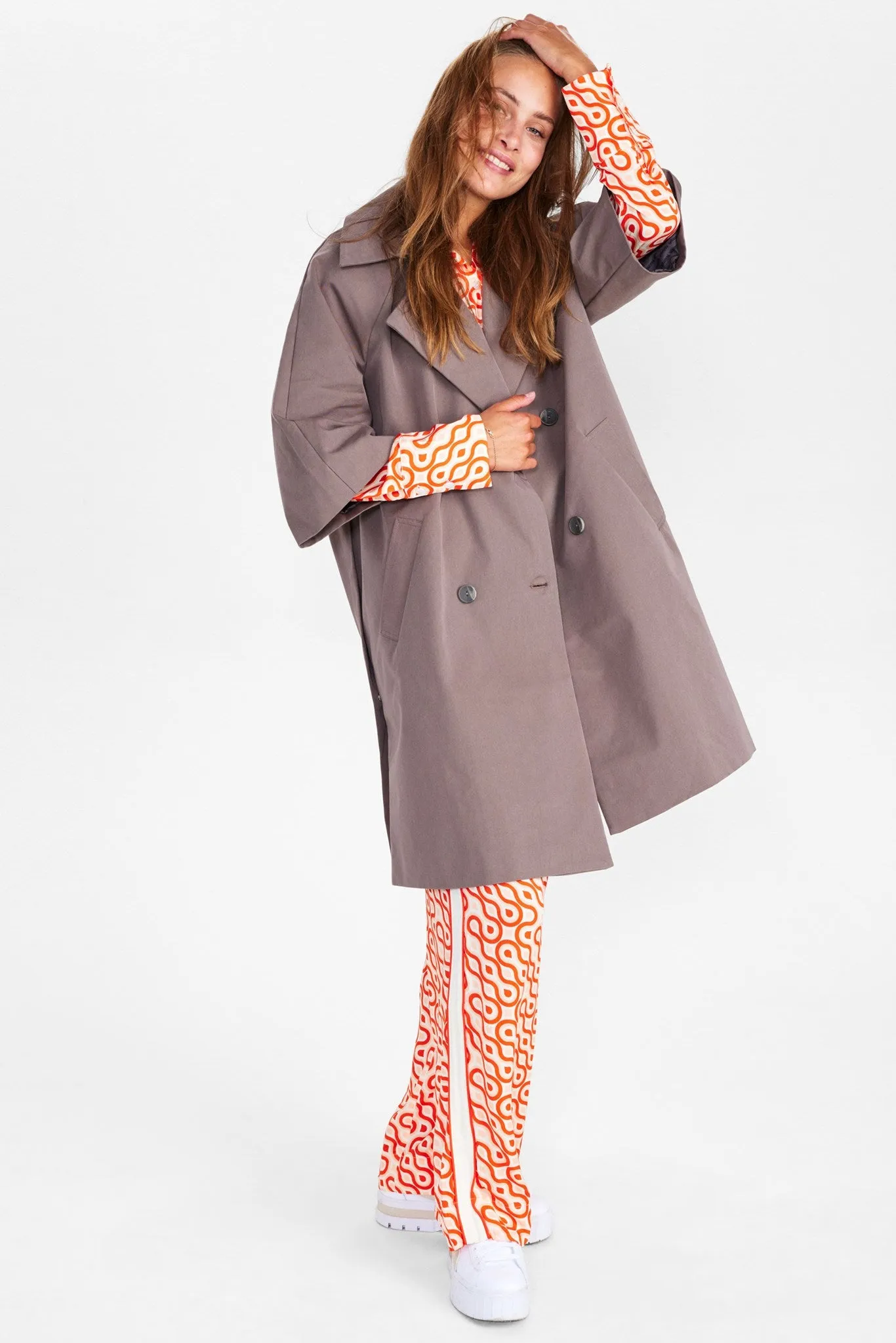 NUSHIZA TRENCH COAT - Falcon