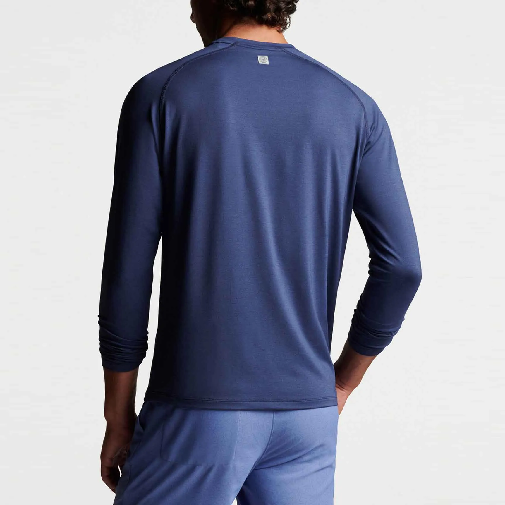 Peter Millar Aurora Performance Long Sleeve T-Shirt - Navy*