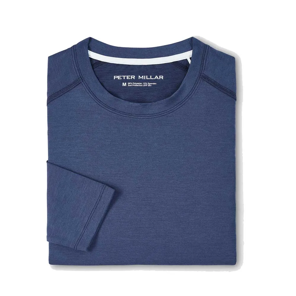 Peter Millar Aurora Performance Long Sleeve T-Shirt - Navy*