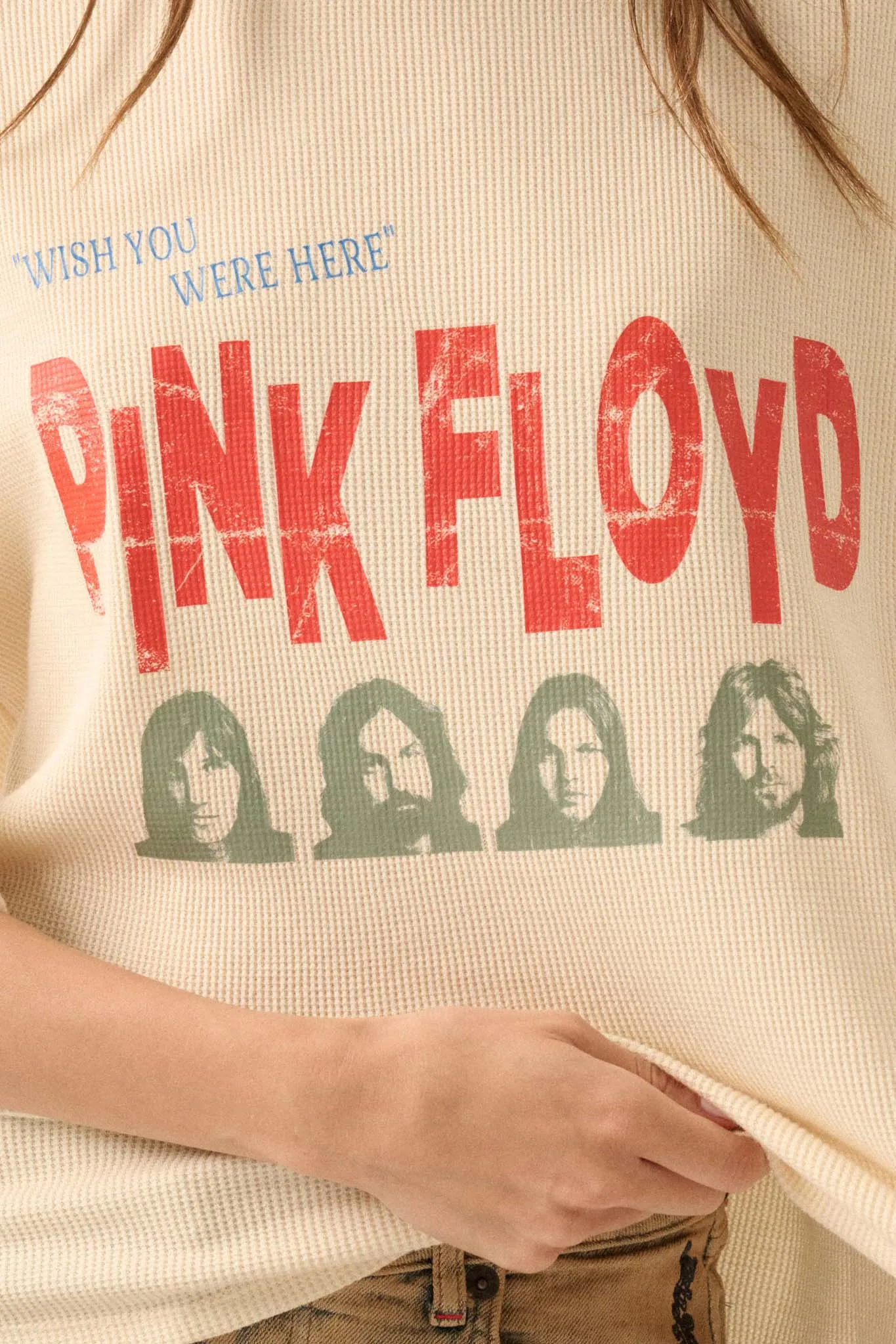 Pink Floyd Wish You Were Here Thermal Graphic Tee