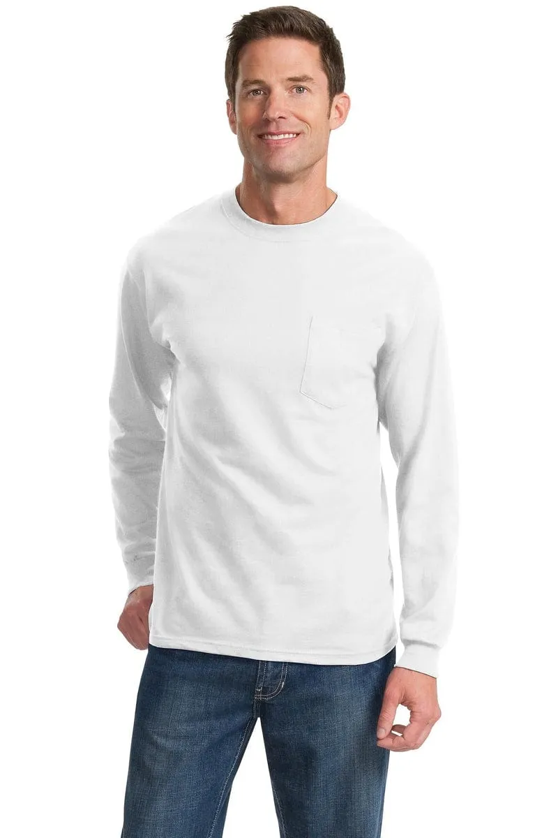 Port & Company ®  - Long Sleeve Essential Pocket Tee.  PC61LSP