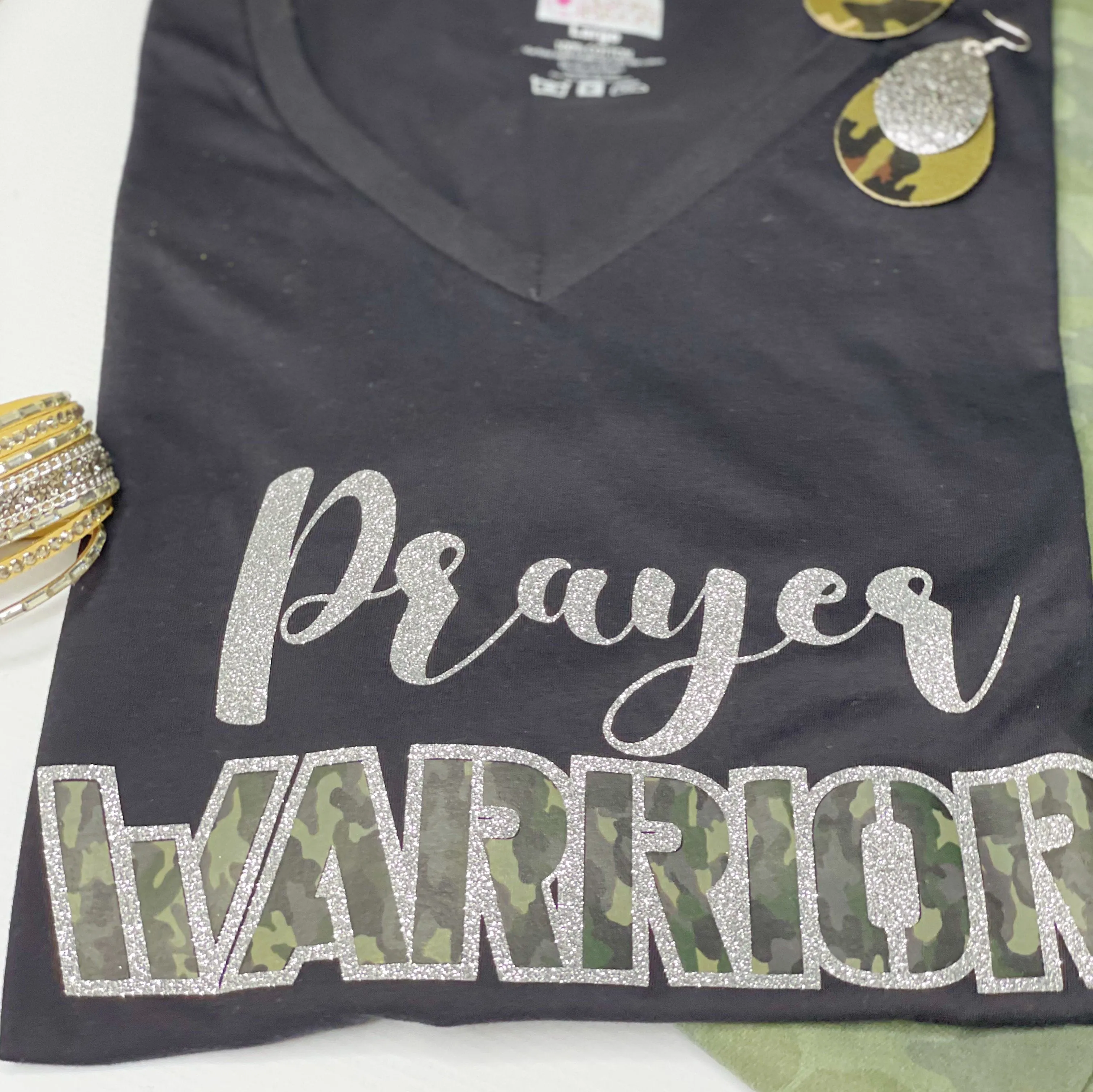 Prayer Warrior Camo T-Shirt