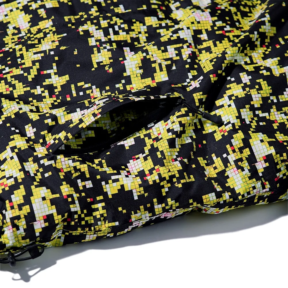 REVERSIBLE DOWN PADDING JUMPER BLACK/DOT CAMO