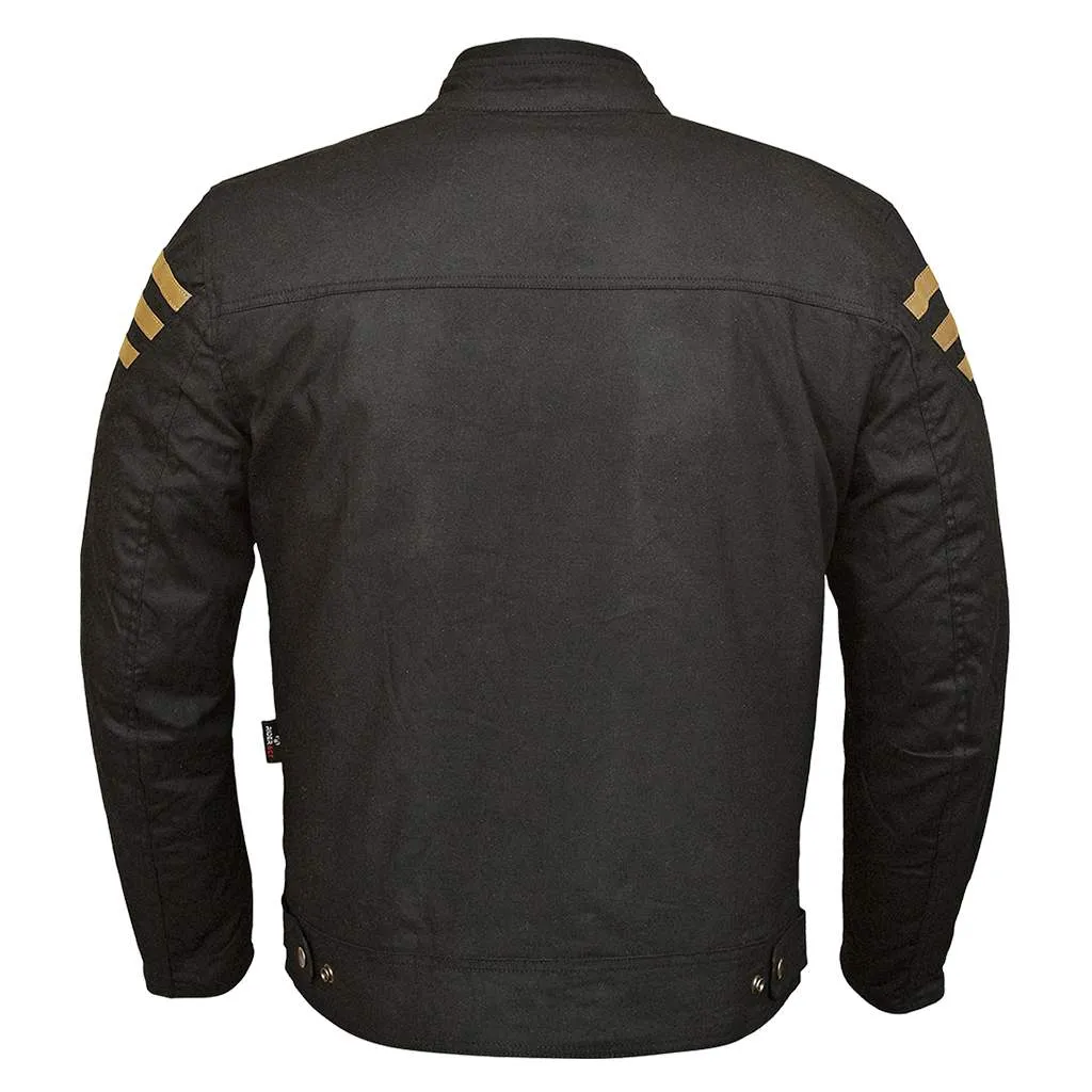 RIDERACT® Waxed Cotton Motorcycle Jacket Avista