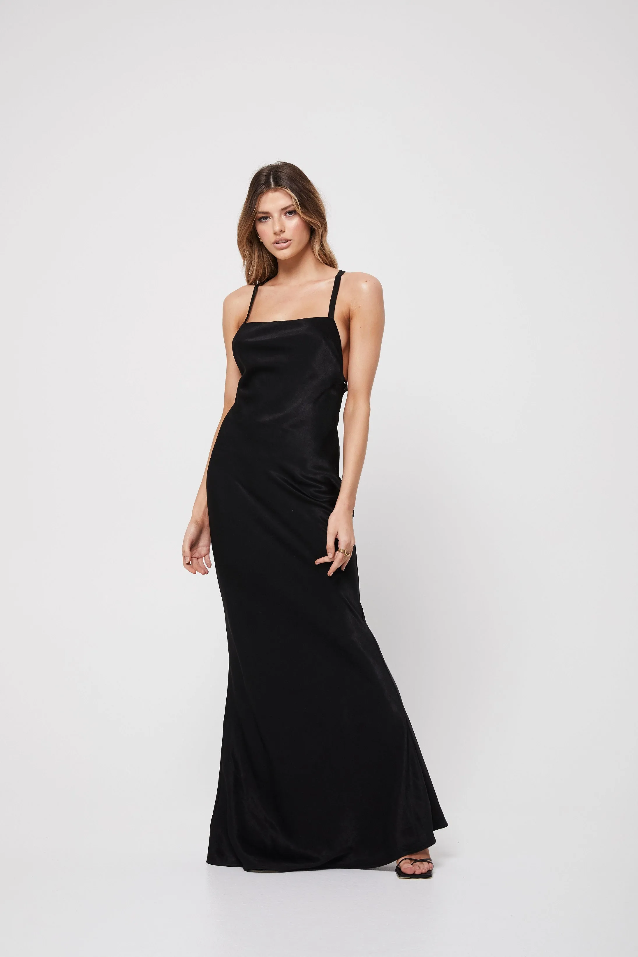 Rozalia Russian x Atoir WOMENS THE SLIP DRESS - BLACK