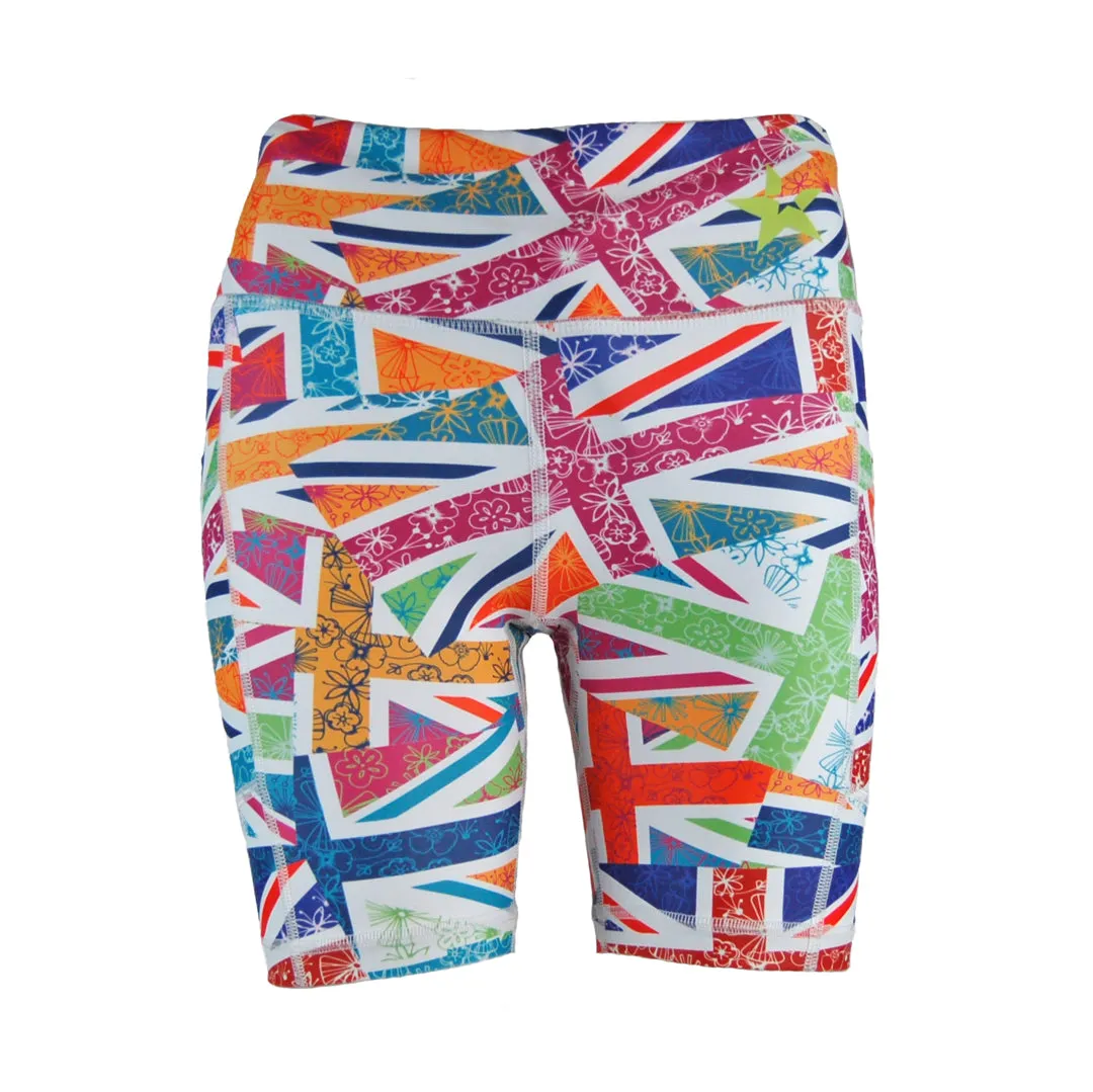 Sale Single Layer Shorts | Floral Flags