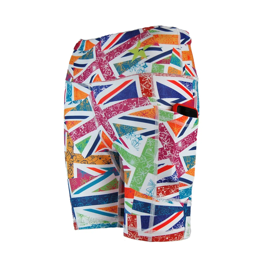 Sale Single Layer Shorts | Floral Flags