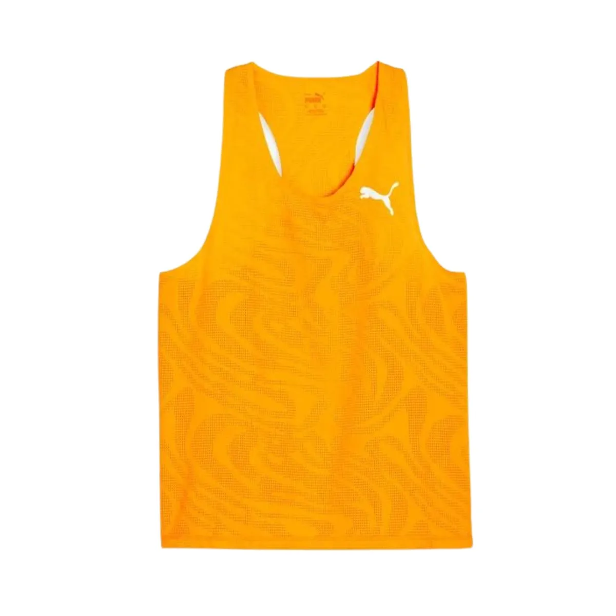 Sleeveless T-shirt Puma Run Ultraspun  Orange