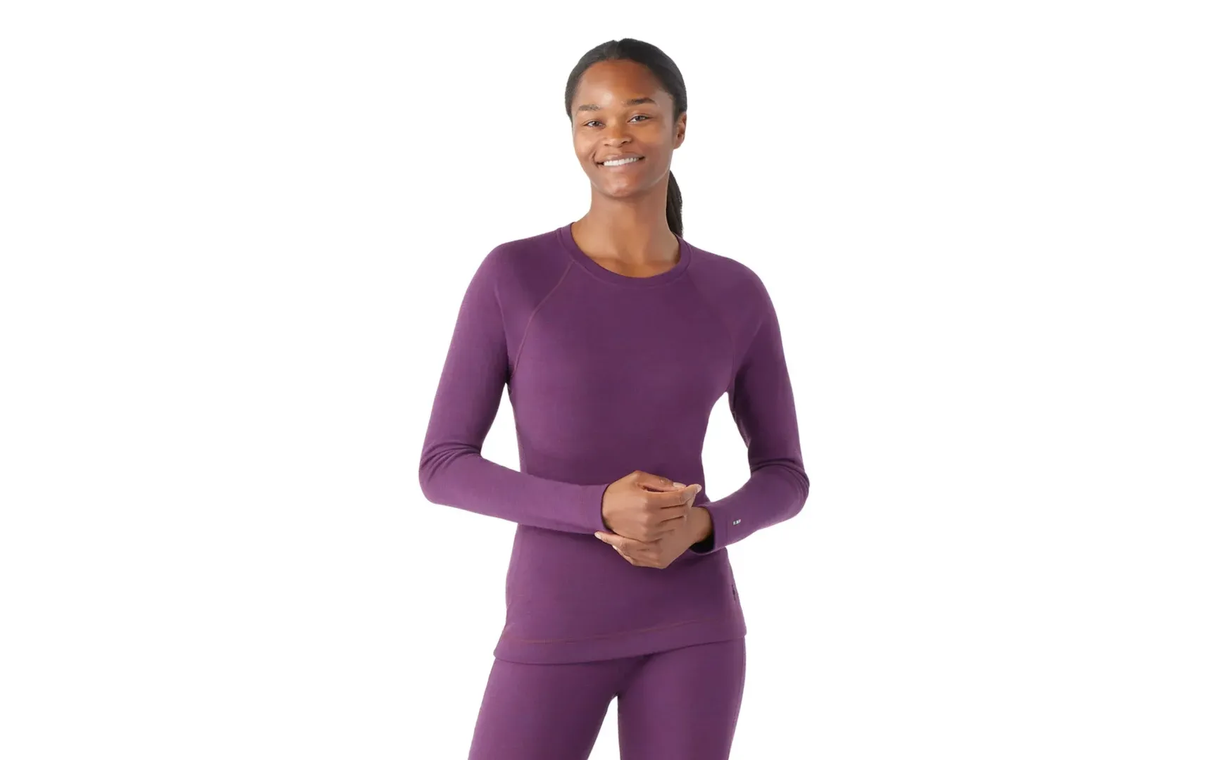 Smartwool | Classic Thermal Merino Base Layer Crew | Women's | Purple Iris Heather