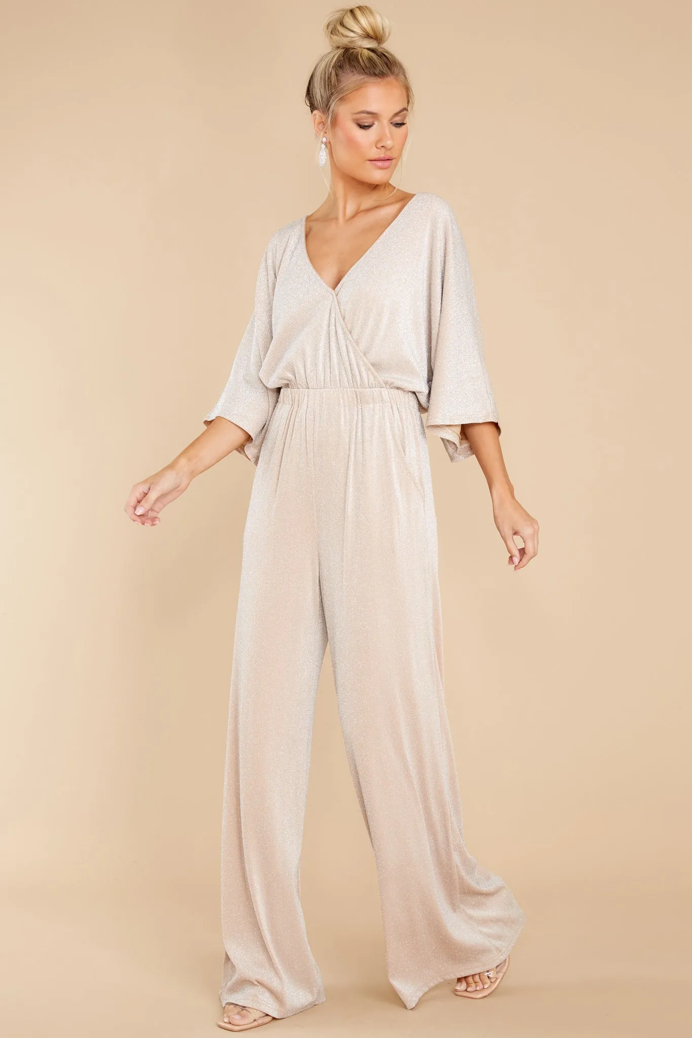 Sparkling Standards Champagne Jumpsuit