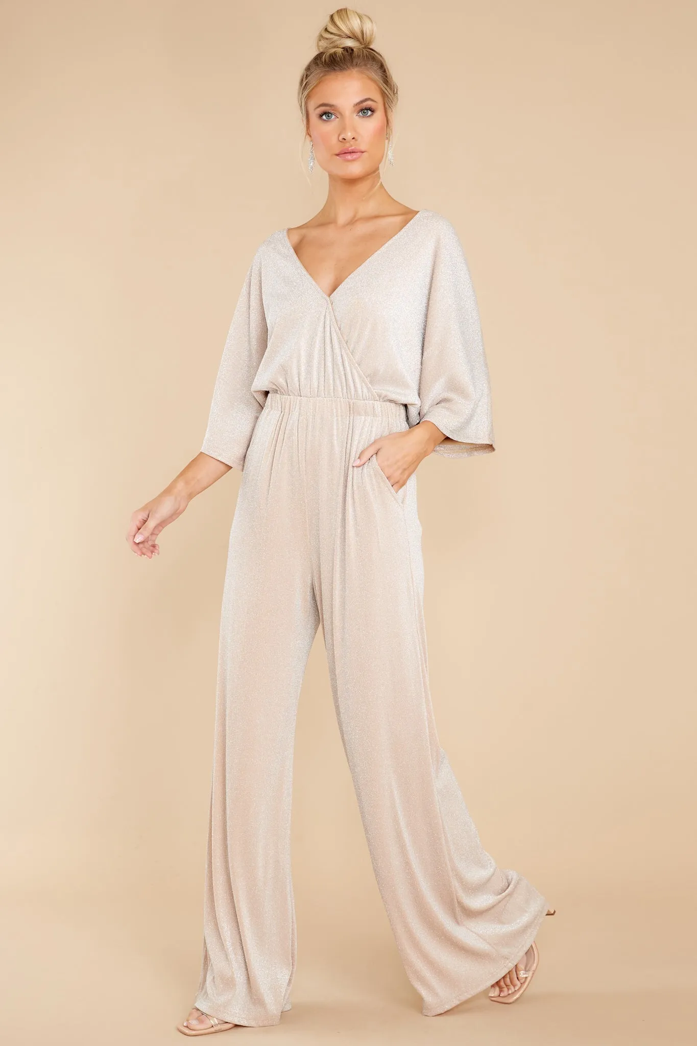 Sparkling Standards Champagne Jumpsuit