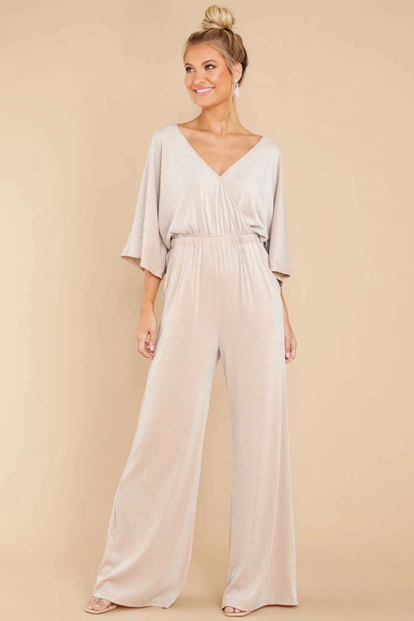 Sparkling Standards Champagne Jumpsuit