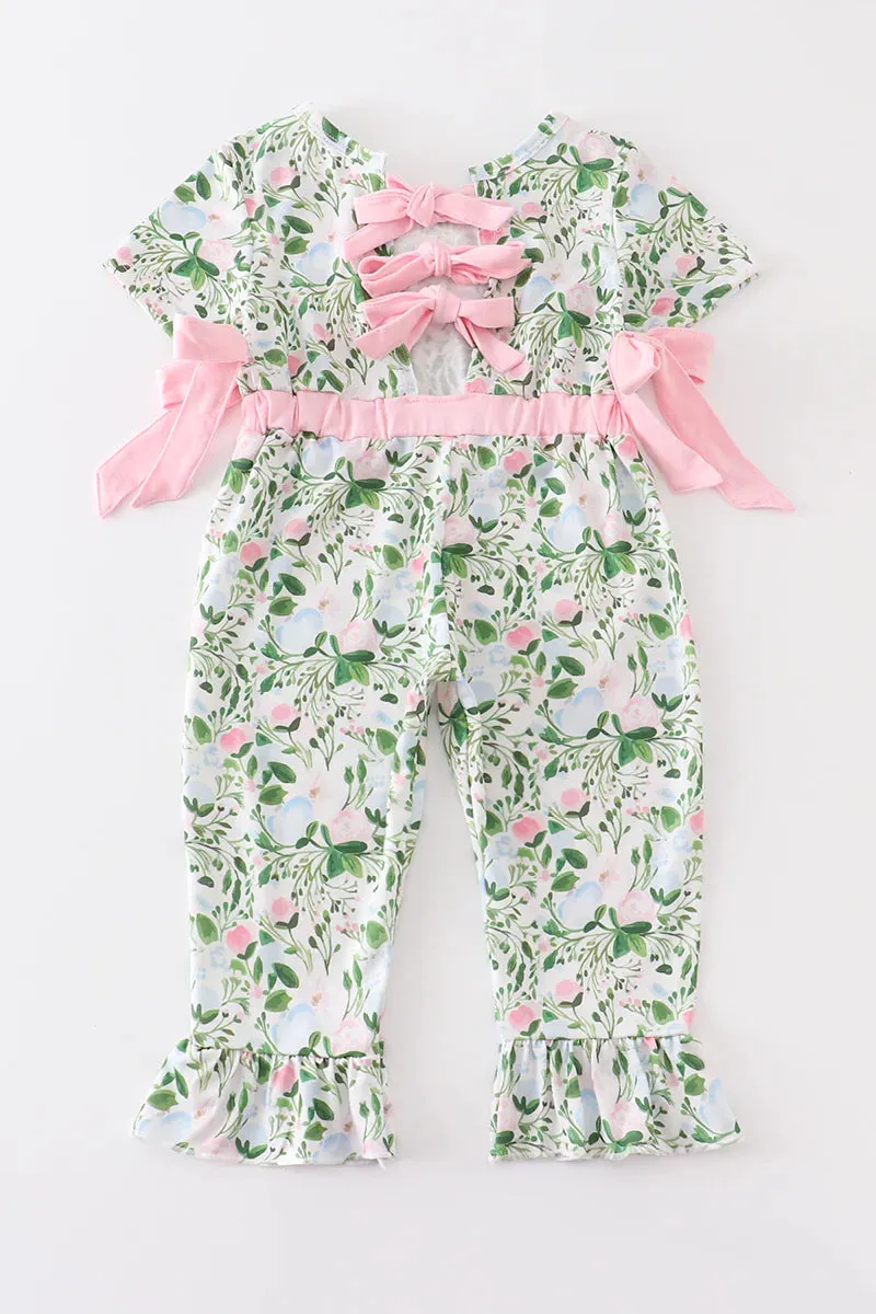 Spring Tulip Girl Jumpsuit