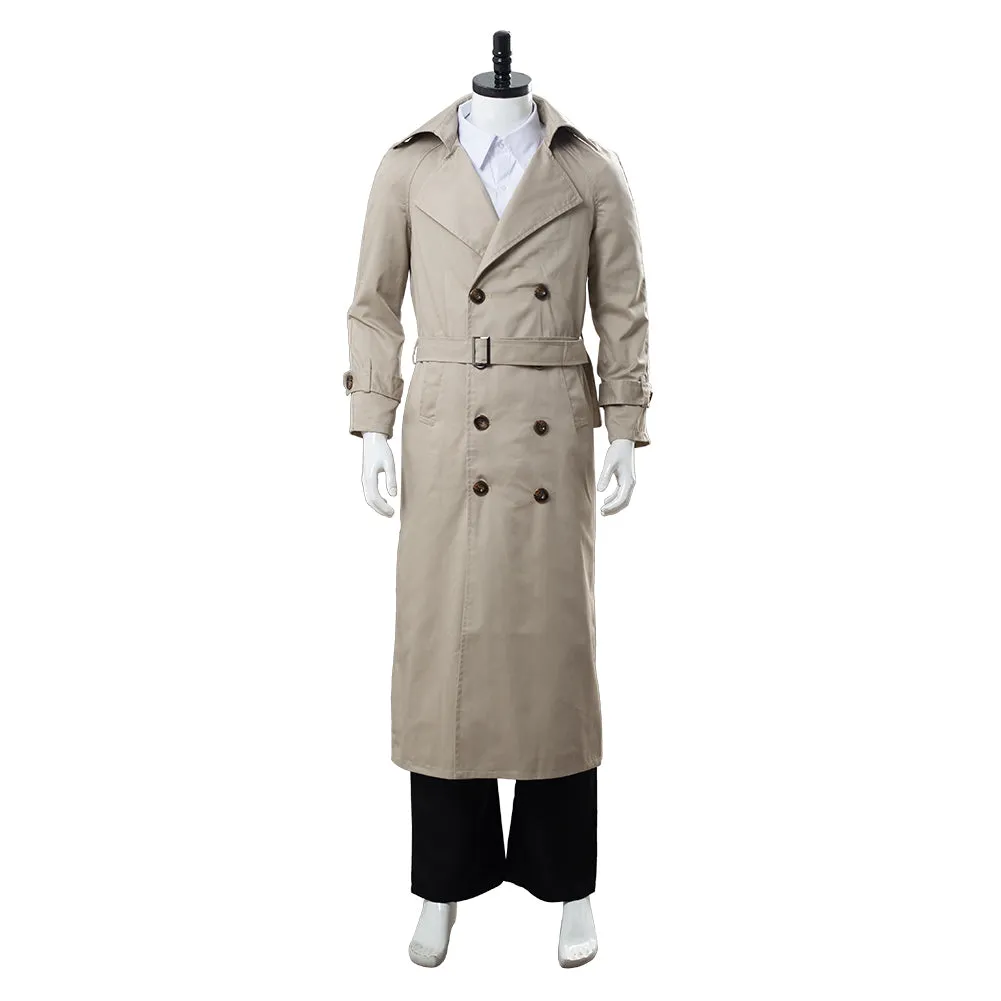 Supernatural Castiel Twill Trench Coat Costume