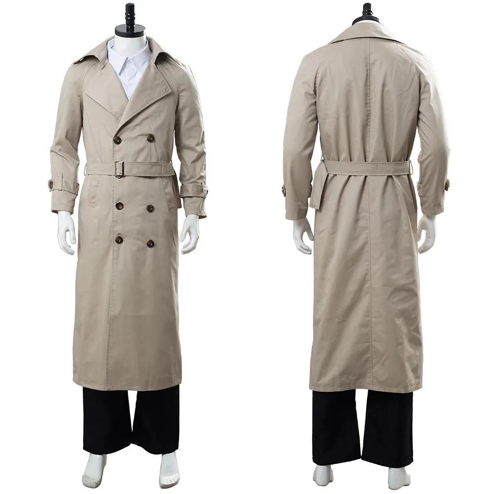 Supernatural Castiel Twill Trench Coat Costume