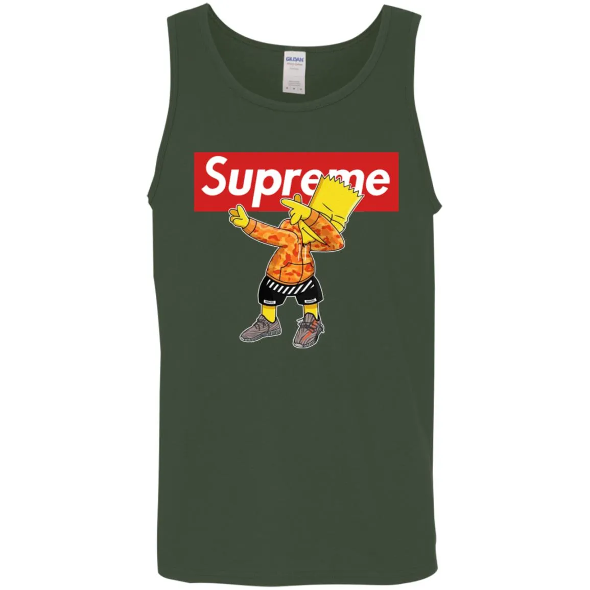 Supreme Dabbing T-shirt Men Cotton Tank