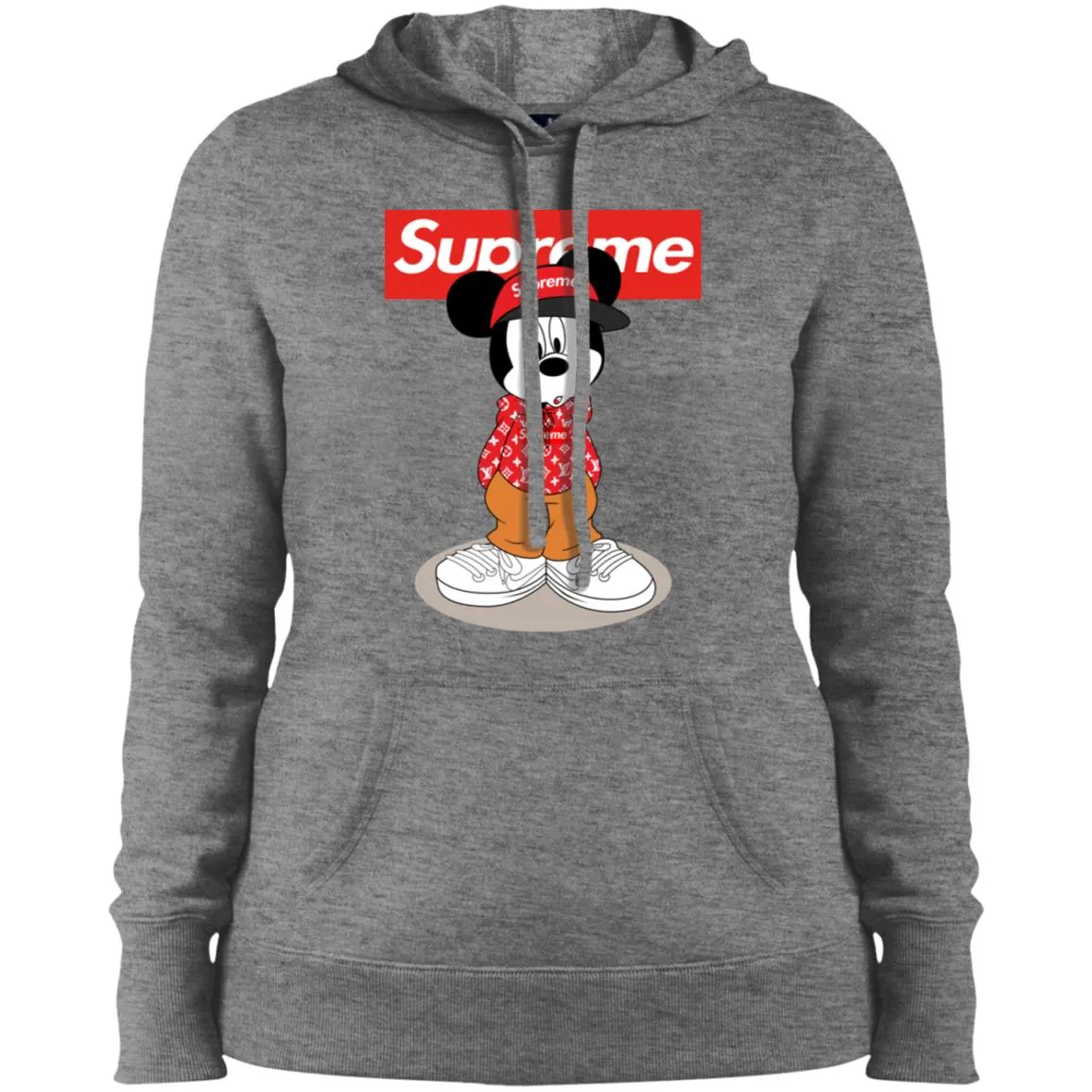 Supreme Mickey Mouse T-shirt Women Hooded Sweatshirt