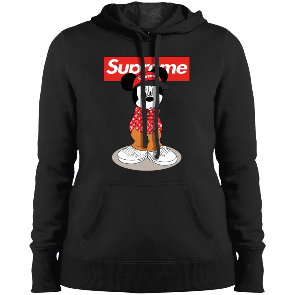 Supreme Mickey Mouse T-shirt Women Hooded Sweatshirt