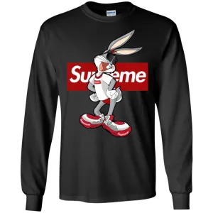 Supreme Rabbit T Shirt Men Long Sleeve Shirt