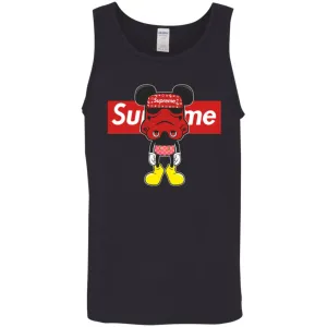 Supreme Robot Mickey Hot T-shirt Men Cotton Tank