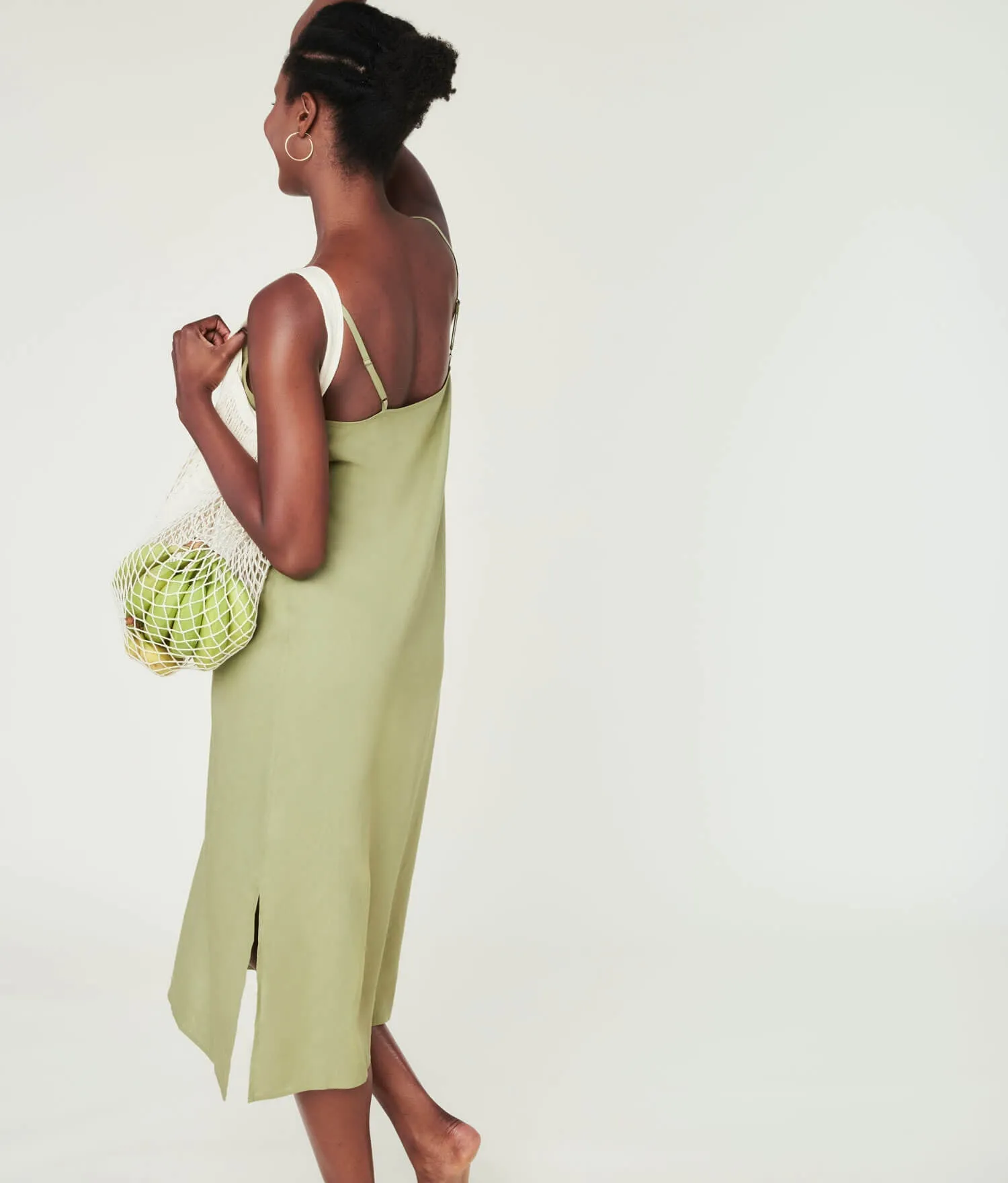 The Barreta Dress - Linen - Ivy