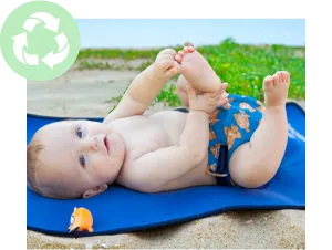 The Original Konfidence Splashy™ AquaNappy™ - One Size Fits All Swim Nappy