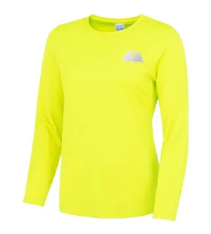 Trail Goddess Long Sleeve Performance Top (Electric Yellow)