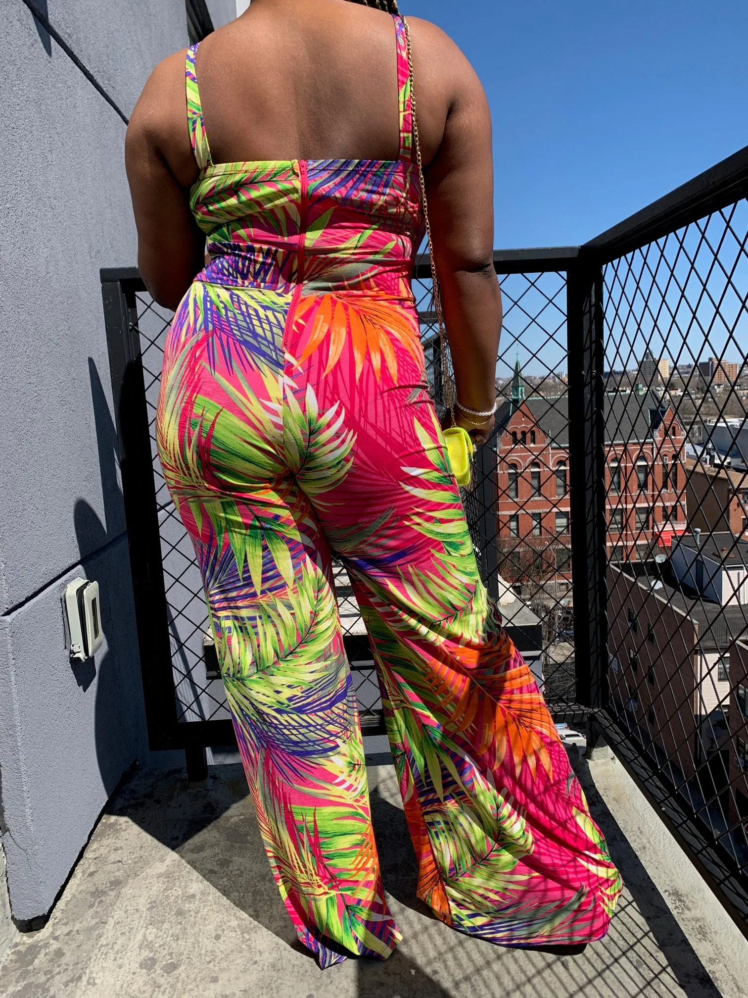 Tropical Paradise Jumpsuit (Full Figure)