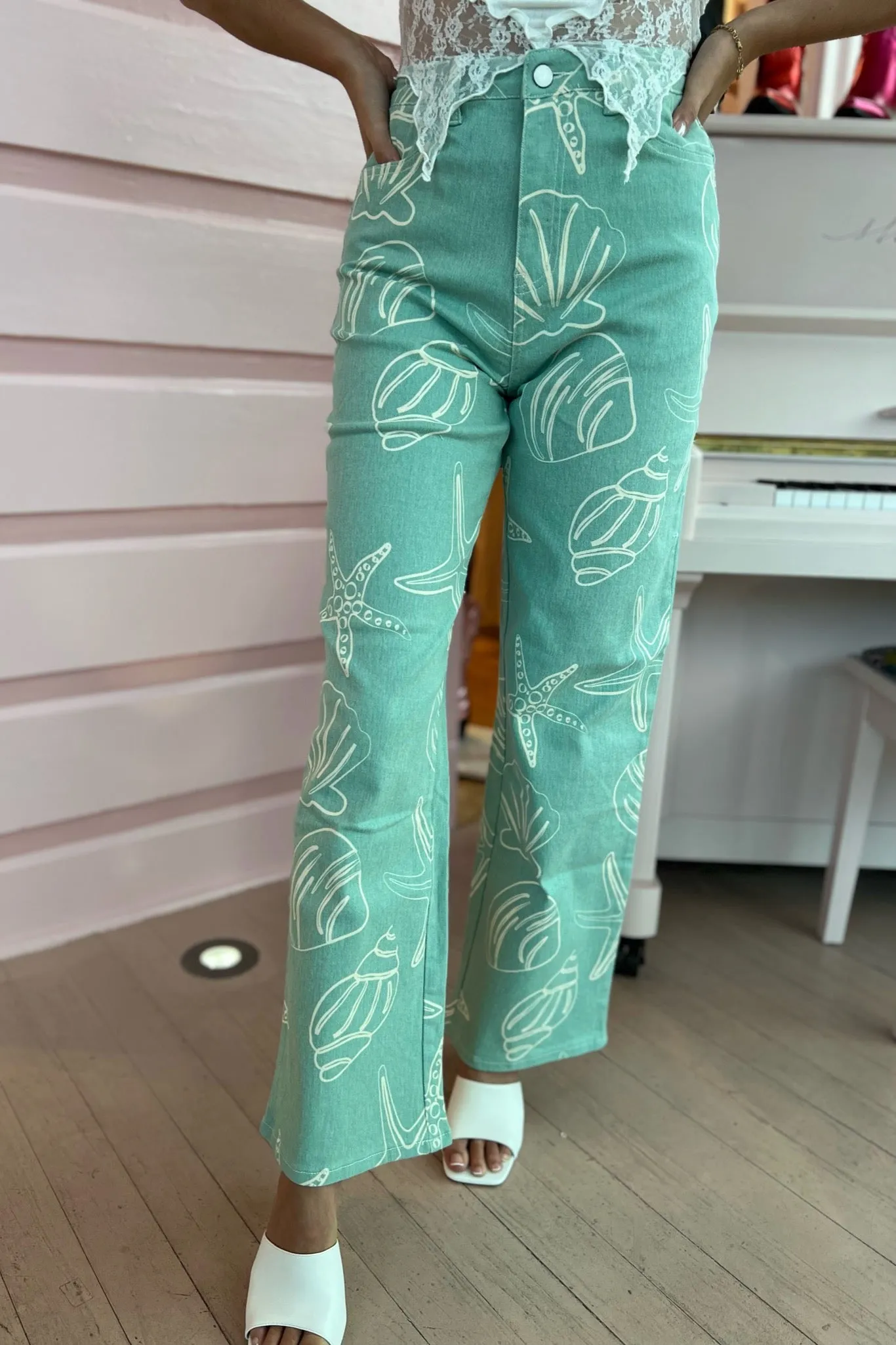 Tulum Relaxed Cotton Jean ~ Teal