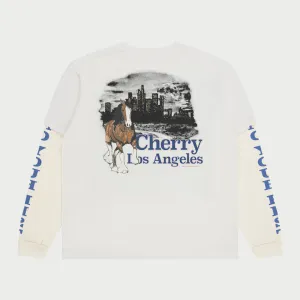 Urban Cowboy Boxy Pocket Thermal L/S Tee (White)